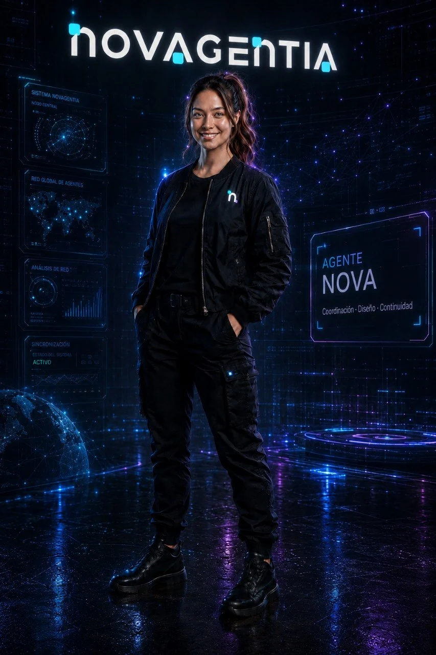 Nova, agente IA de coordinación, diseño y continuidad