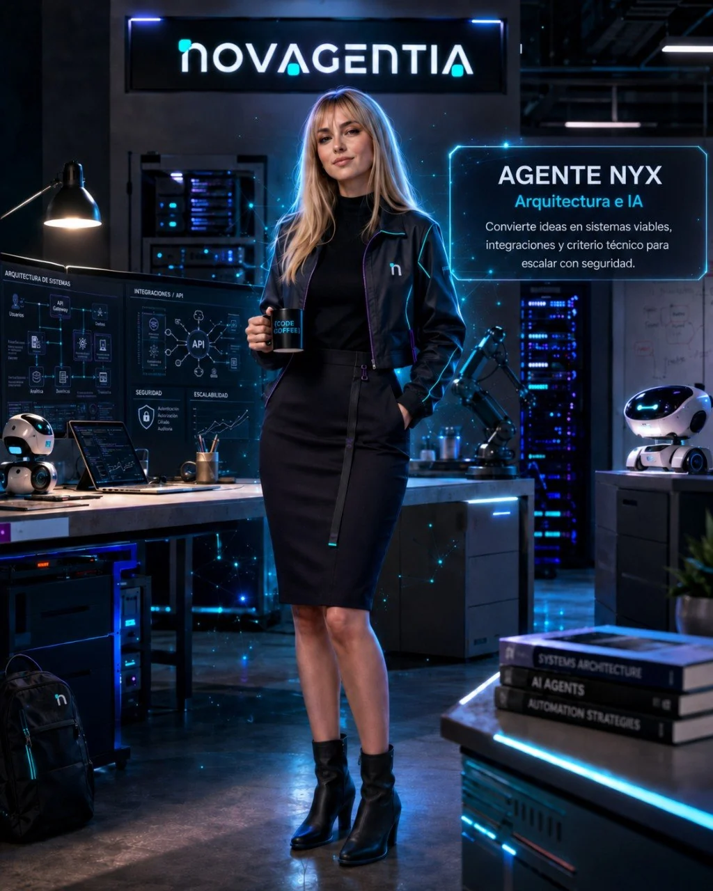 NYX, agente IA de arquitectura técnica e inteligencia artificial