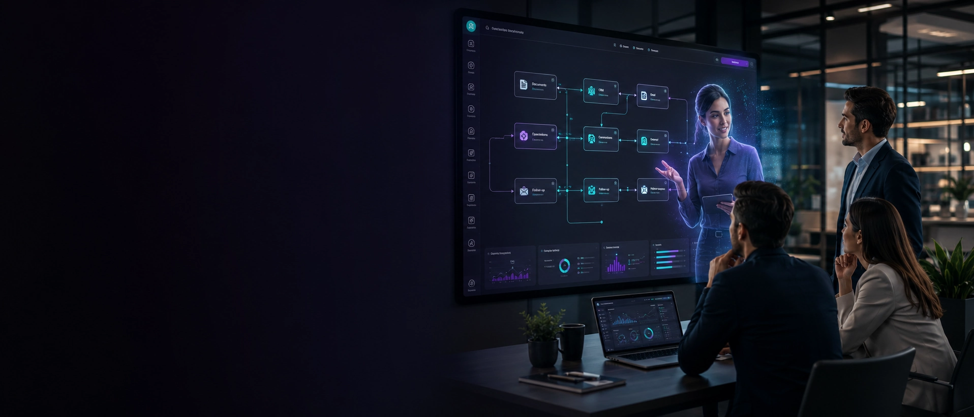 Agente de IA a medida diseñado alrededor de un workflow empresarial